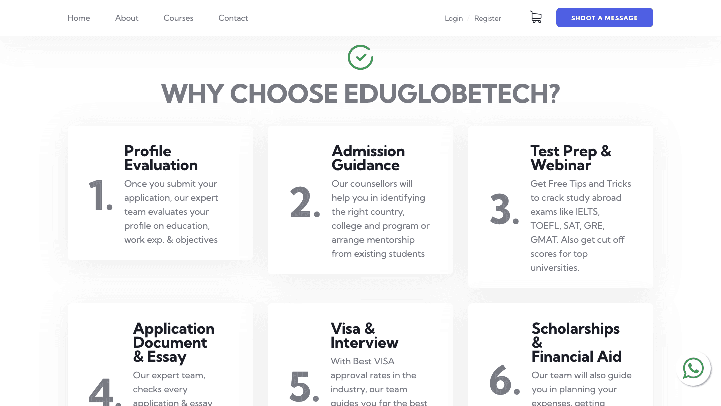 Eduglobetech — Screen 3