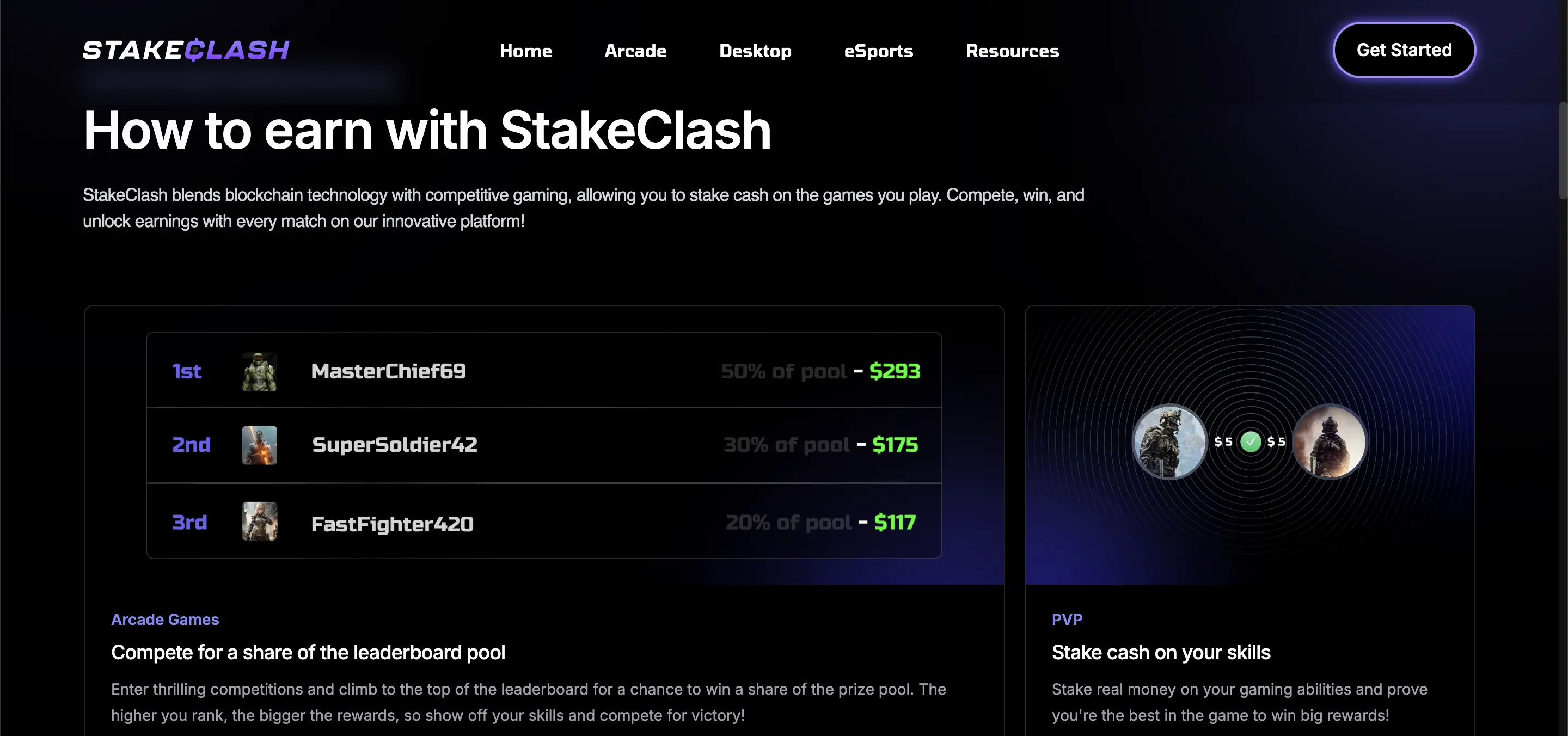 Stakeclash — case study preview