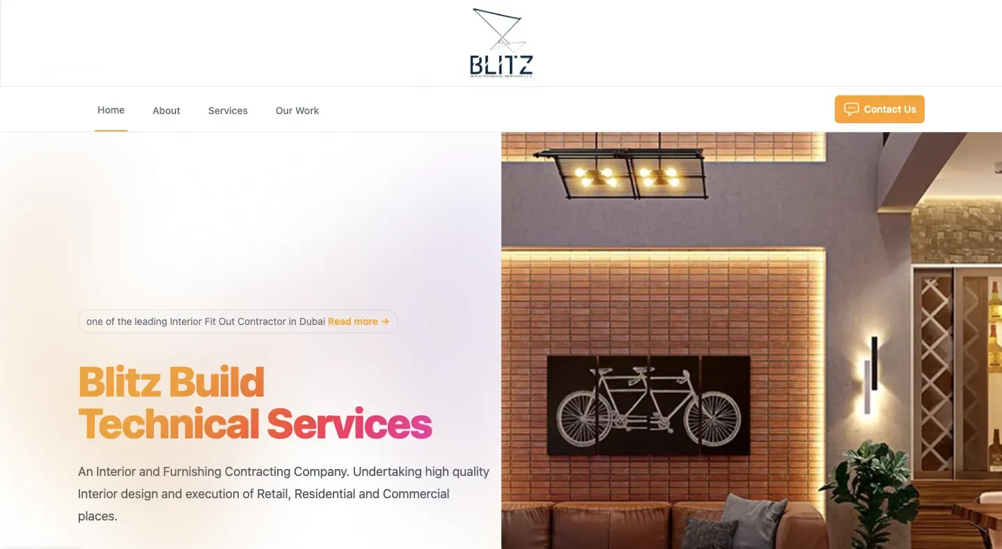Blitz Tech — case study preview